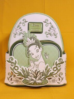 Loungefly Disney The Princess and the Frog Tiana Bayou Tonal Mini Backpack NEW